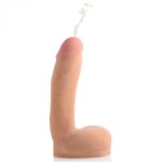 Телесный фаллоимитатор Squirting Dildo - 21,6 см