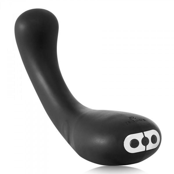 Черный гнущийся вибратор G-Kii G-Spot   Clitoral Vibrator - 23 см