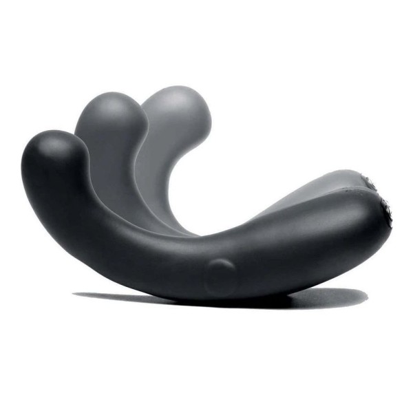 Черный гнущийся вибратор G-Kii G-Spot   Clitoral Vibrator - 23 см