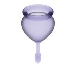 Набор фиолетовых менструальных чаш Feel good Menstrual Cup