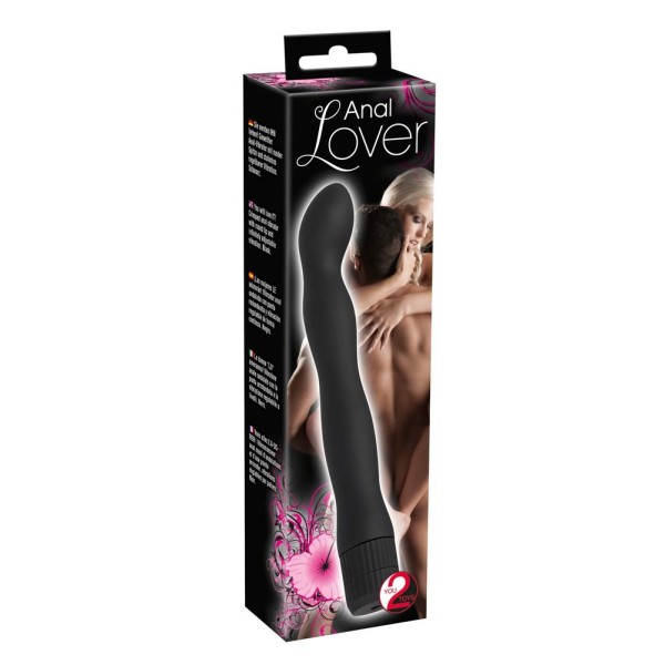Изящный анальный вибратор Anal Lover - 18 см