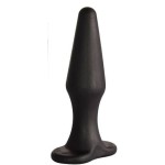 Черная коническая анальная пробка Comfort - 10,6 см