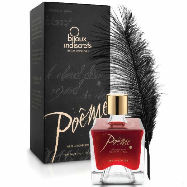 Краска для тела POÊME Wild Strawberry с ароматом клубники - 50 гр