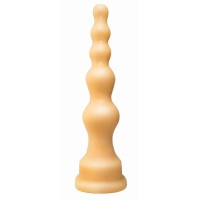 Телесная анальная ёлочка - 17,5 см.