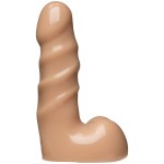 Рельефная анальная насадка Vac-U-Lock 55  Raging Hard-On Cock - 13,5 см