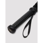 Черный кожаный флоггер Bound to You Faux Leather Flogger - 63,5 см