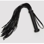 Черный кожаный флоггер Bound to You Faux Leather Flogger - 63,5 см