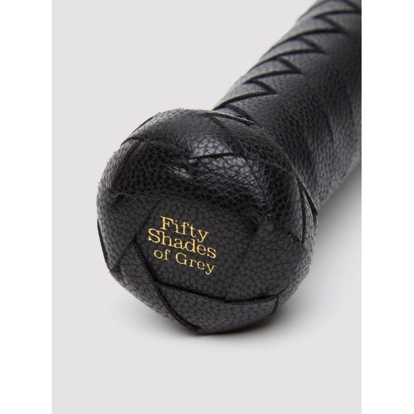 Черный кожаный флоггер Bound to You Faux Leather Flogger - 63,5 см
