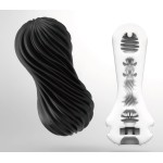 Мастурбатор FLEX Rocky Black с плотным рельефом