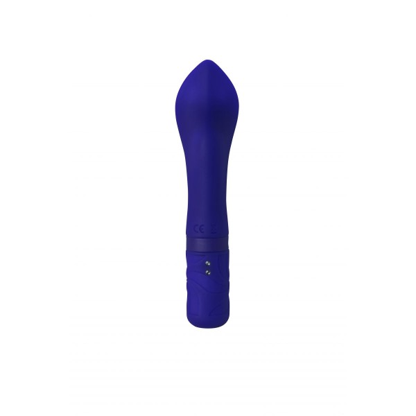 Синий мини-вибратор Mamasita’s Fantastic Shield - 15,2 см