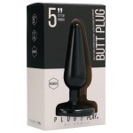 Черная коническая анальная пробка Basic 5 Inch - 12,7 см
