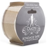 Прозрачная скотч-лента для бондажа Bondage Tape - 20 м