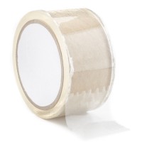Прозрачная скотч-лента для бондажа Bondage Tape - 20 м.