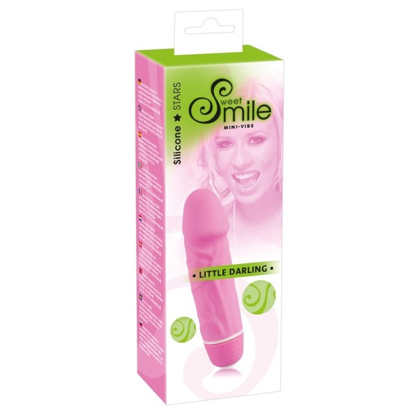 Миниатюрный вибратор Mini Little Darling - 12,5 см