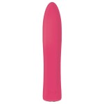 Розовая вибропуля SENSOR TOUCH BULLET - 12 см