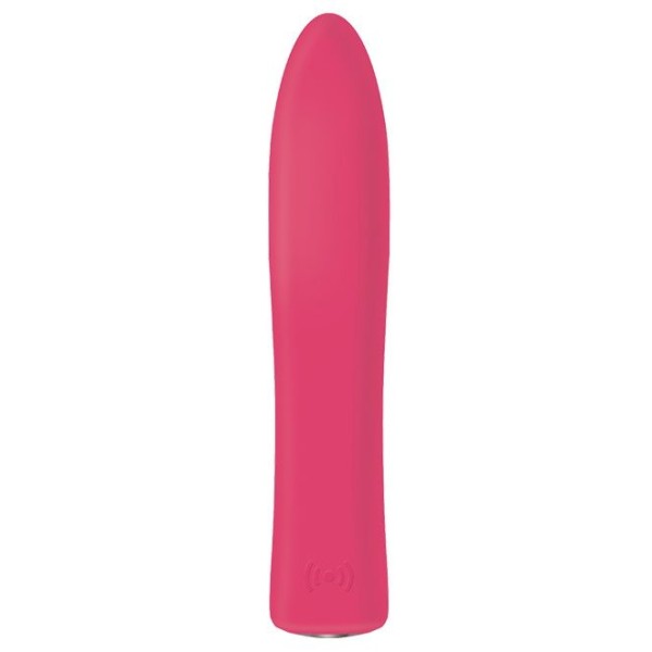 Розовая вибропуля SENSOR TOUCH BULLET - 12 см
