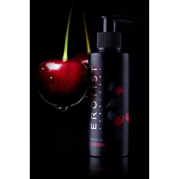 Массажное масло Erotist CHERRY с ароматом вишни - 150 мл