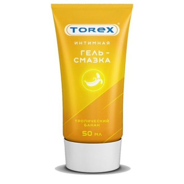 Смазка на водной основе TOREX  Тропический банан  - 50 мл