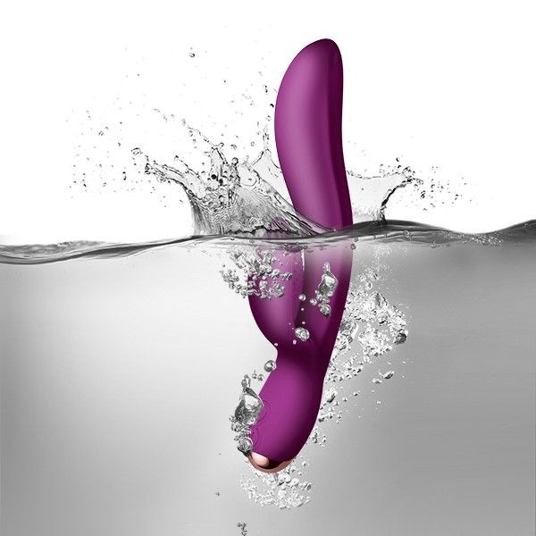 Фиолетовый вибратор-кролик Regala Rabbit - 22,5 см