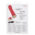 Ярко-розовый мини-вибромассажер для стимуляции точки G Uncorked Merlot - 13,25 см