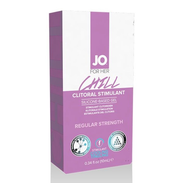 Возбуждающий гель мягкого действия JO CLITORAL CHILL - 10 мл