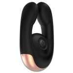 Черный клиторальный стимулятор Fancy - 9,8 см