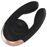 Черный клиторальный стимулятор Fancy - 9,8 см