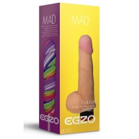 Телесный реалистичный мультискоростной вибратор Mad Lollipop - 17,6 см. Телесный реалистичный мультискоростной вибратор Mad Lollipop - 17,6 см.