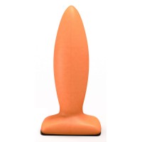 Телесный анальный стимулятор Streamline Plug - 10 см. Телесный анальный стимулятор Streamline Plug - 10 см.