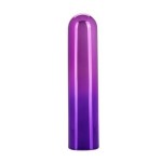 Фиолетовый гладкий мини-вибромассажер Glam Vibe - 9 см