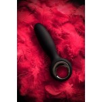 Черный анальный стимулятор Sagitta - 15 см