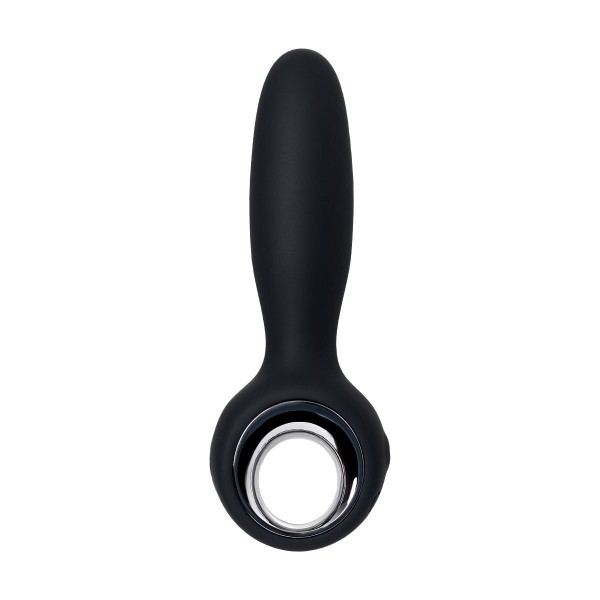 Черный анальный стимулятор Sagitta - 15 см