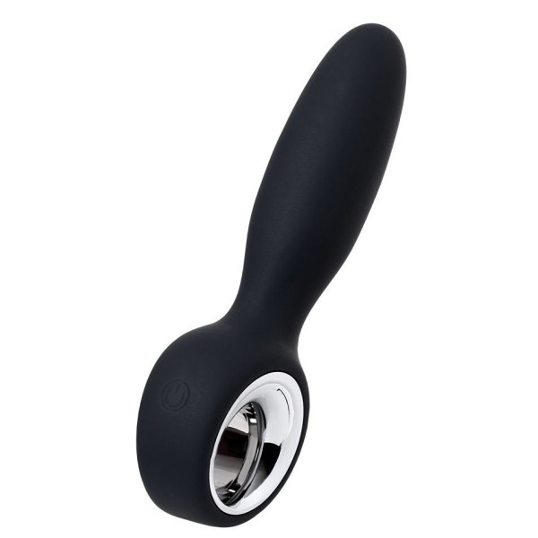 Черный анальный стимулятор Sagitta - 15 см