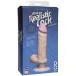 Вибромассажер-реалистик на присоске The Realistic Cock ULTRASKYN Vibrating 8”- 23,5 см