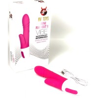Ярко-розовый вибратор-кролик Mini Rabbit I - 19,5 см. Ярко-розовый вибратор-кролик Mini Rabbit I - 19,5 см.