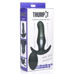 Черная анальная вибропробка Kinetic Thumping 7X Prostate Anal Plug - 13,3 см
