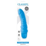 Голубой вибромассажер Classix Mr Right Vibrator - 18,4 см