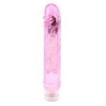 Розовый вибратор Glitters Boy - 26,5 см
