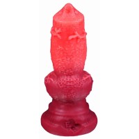 Красный фаллоимитатор Акита large - 27,5 см.