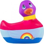 Вибратор-уточка I Rub My Duckie 20 Colors с разноцветными полосками