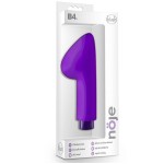 Фиолетовый вибромассажер B4 - 13,97 см