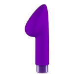 Фиолетовый вибромассажер B4 - 13,97 см