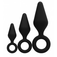 Набор из 3 анальных пробок Silicone Butt Plug Set Набор из 3 анальных пробок Silicone Butt Plug Set