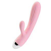 Розовый вибратор-пульсатор с функцией подогрева Milly - 20 см. Розовый вибратор-пульсатор с функцией подогрева Milly - 20 см.