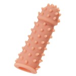 Насадка на фаллос с шипами и бугорками Extreme Sleeve 003 M-size - 14,7 см