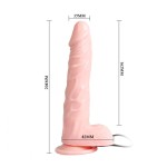 Вибратор-ротатор с функцией нагрева Fiery Dong - 20,4 см