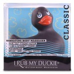 Черный вибратор-уточка I Rub My Duckie 20