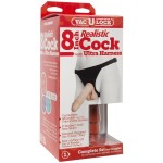 Насадка с трусиками Vac-U-Lock Set 8  Realistic Ultra Harness - 20,6 см