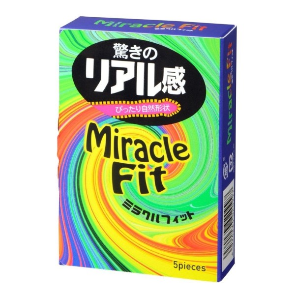 Презервативы Sagami Miracle Fit - 5 шт