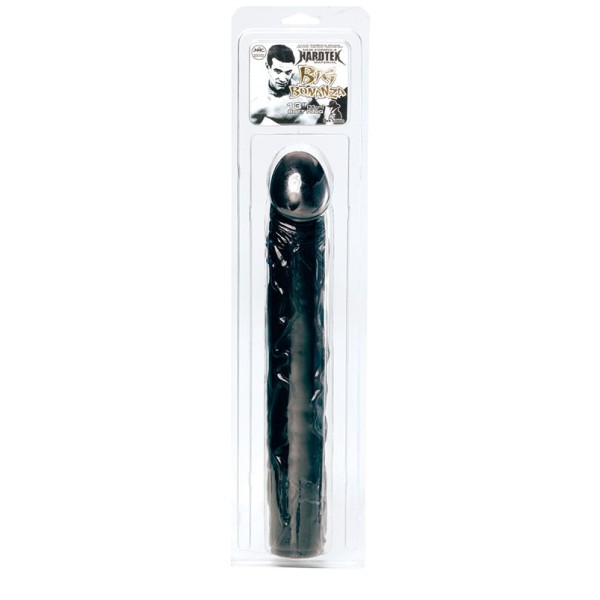 Чёрный фаллоимитатор BIG BONANZA 13 BLACK BUTT PLUG - 33 см
